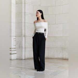 Aritzia Effortless Pant, black, size 2 short